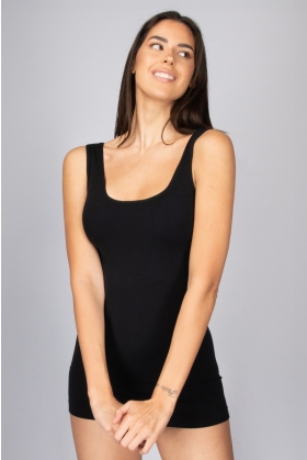 Wide Strap Cashmere Tank Top for Women